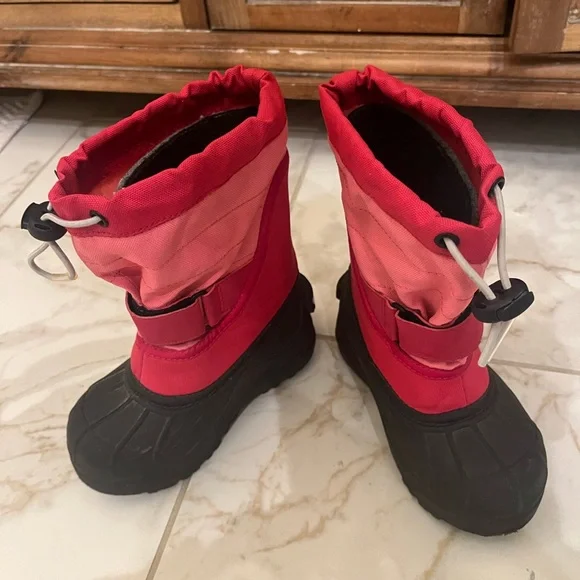 Columbia unisex-child Childrens Powderbug Plus II snow / rain boots / SZ Kids 10 - Picture 3 of 5